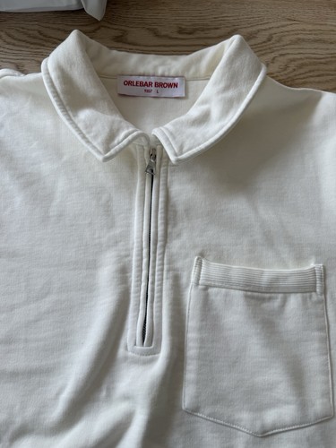 Orlebar brown ivory jumper - brown,