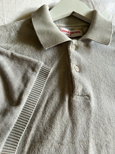 Orlebar brown men polo - brown,