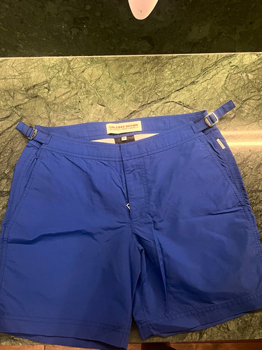 Orlebar brown men blue swim - brown,