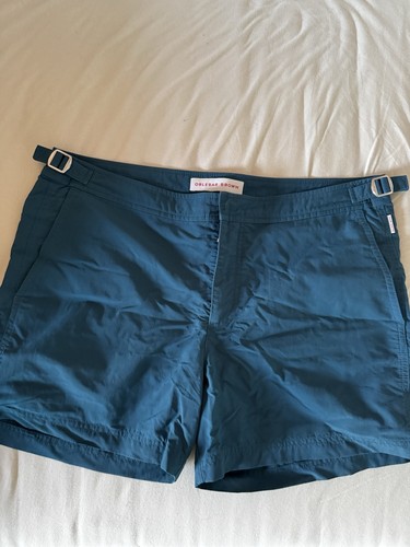 Orlebar brown size teal - brown,