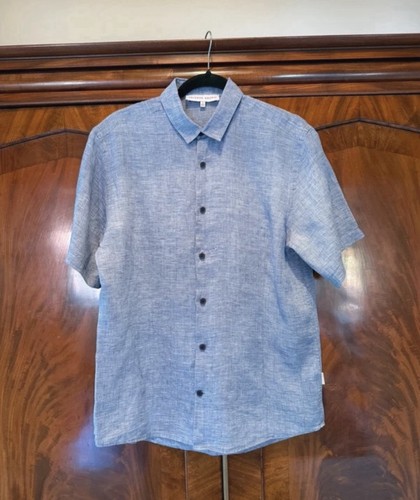 Orlebar brown blue linen - orlebar,