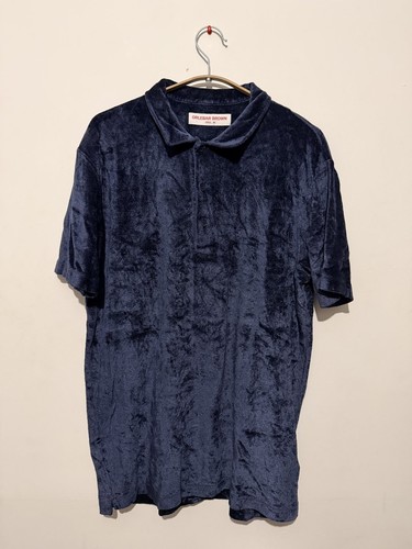 Orlebar brown mens navy - navy, velour